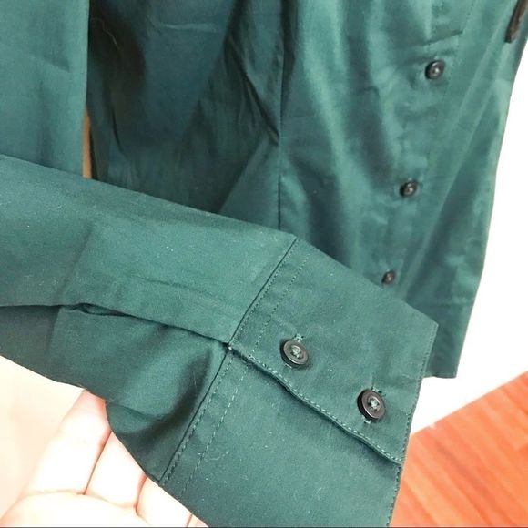 Forest Green Twik Dress Shirt 💚 - Picture 3 of 5
